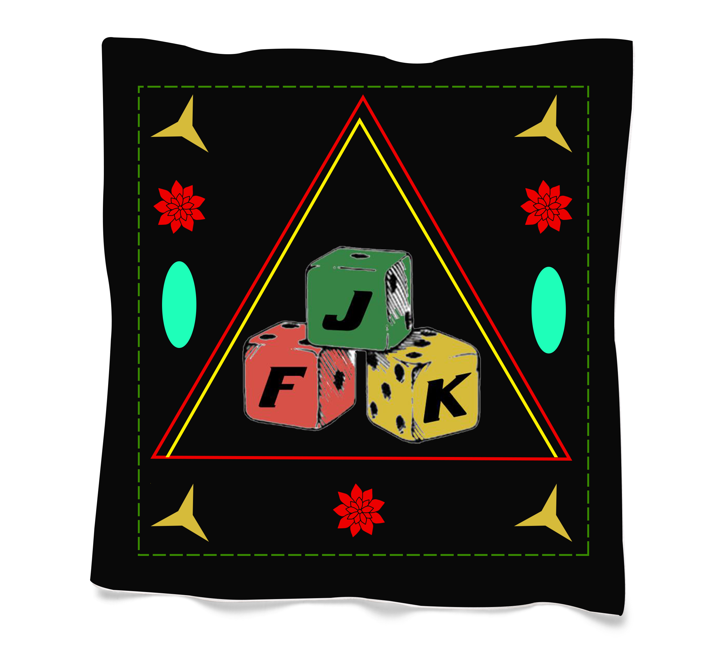 JFK bandana Black Dice