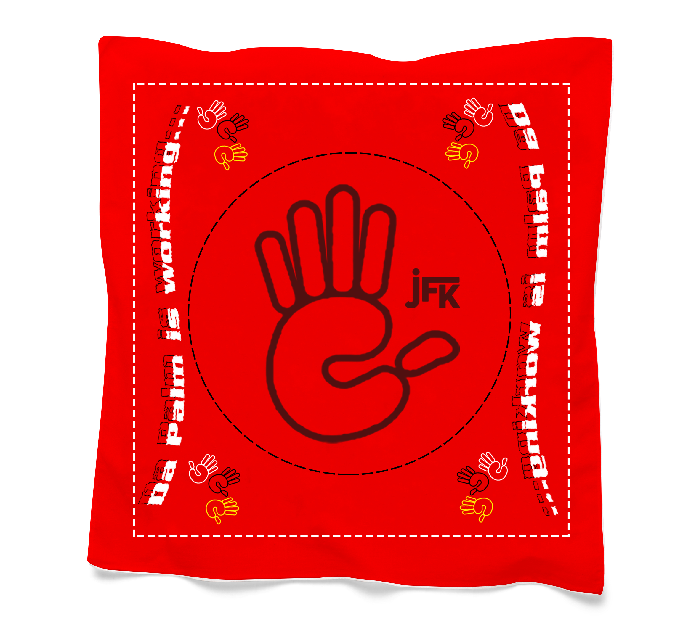 JFK bandana Red