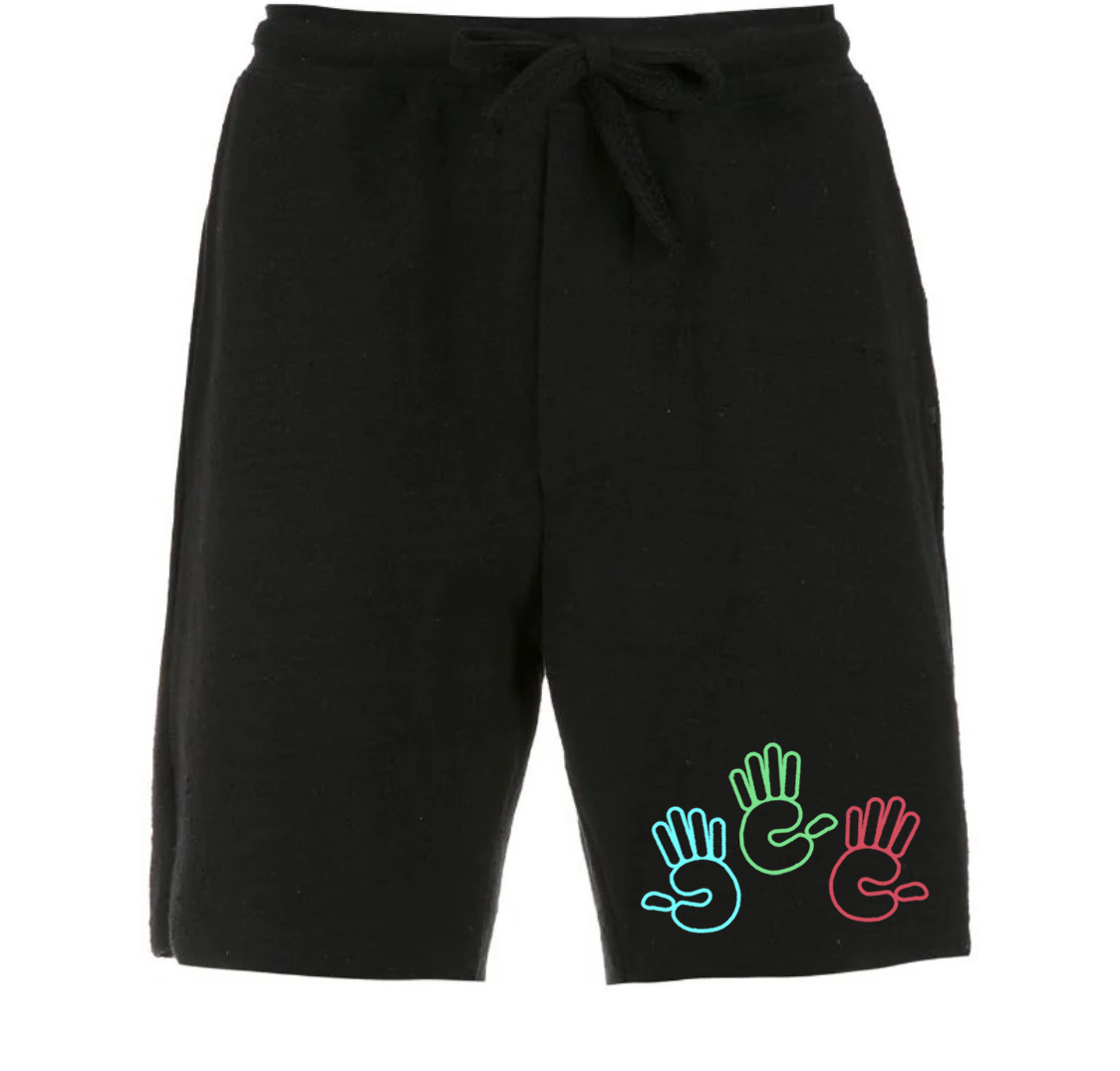 3 palm figure shorts