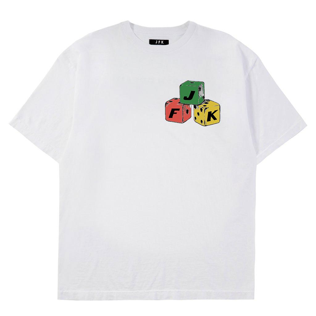 jfk dice t-shirt
