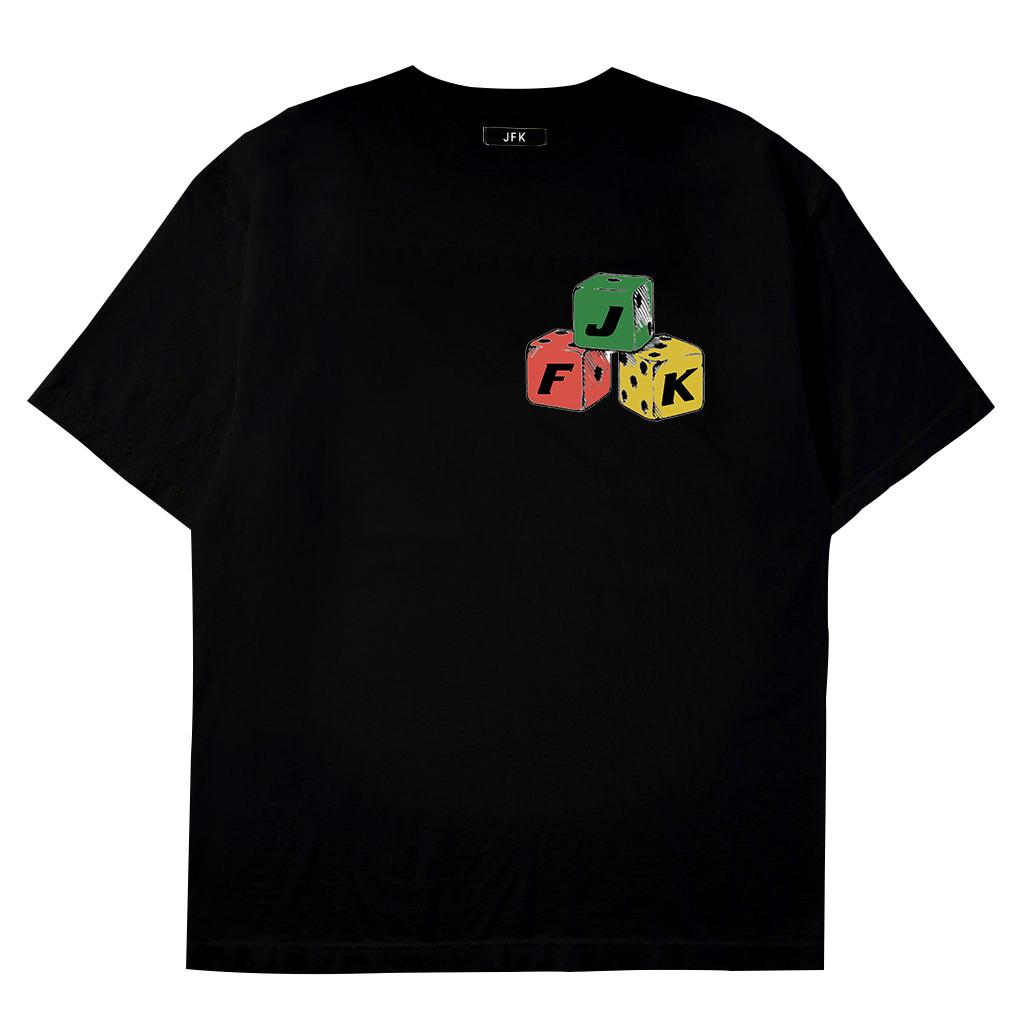 jfk dice t-shirt